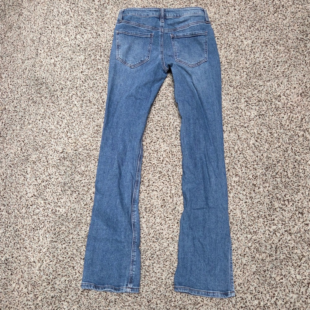 RSQ Flare Jeans Denim Blue Wash Juniors Size 24‎ - Picture 9 of 9